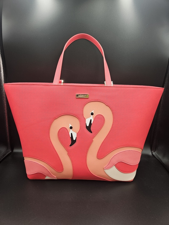 kate spade Handbags - Kate Spade Flamingo Appliqué Large Tote Bag Pink Novelty Beach Resort Purse